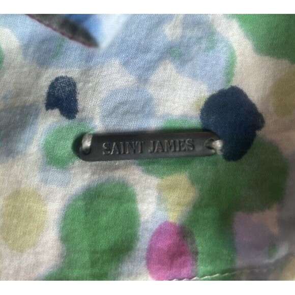 Saint James Women’s Floral Blouse. USA Size 4. Long Sleeve. Button Up - Picture 3 of 12